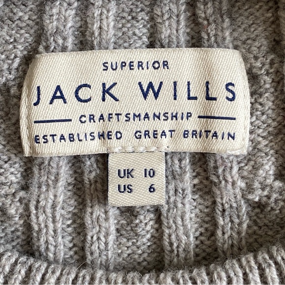 Jack Wills l Wool Blend Classic Cable Knitted Jumper - Picture 2 of 16